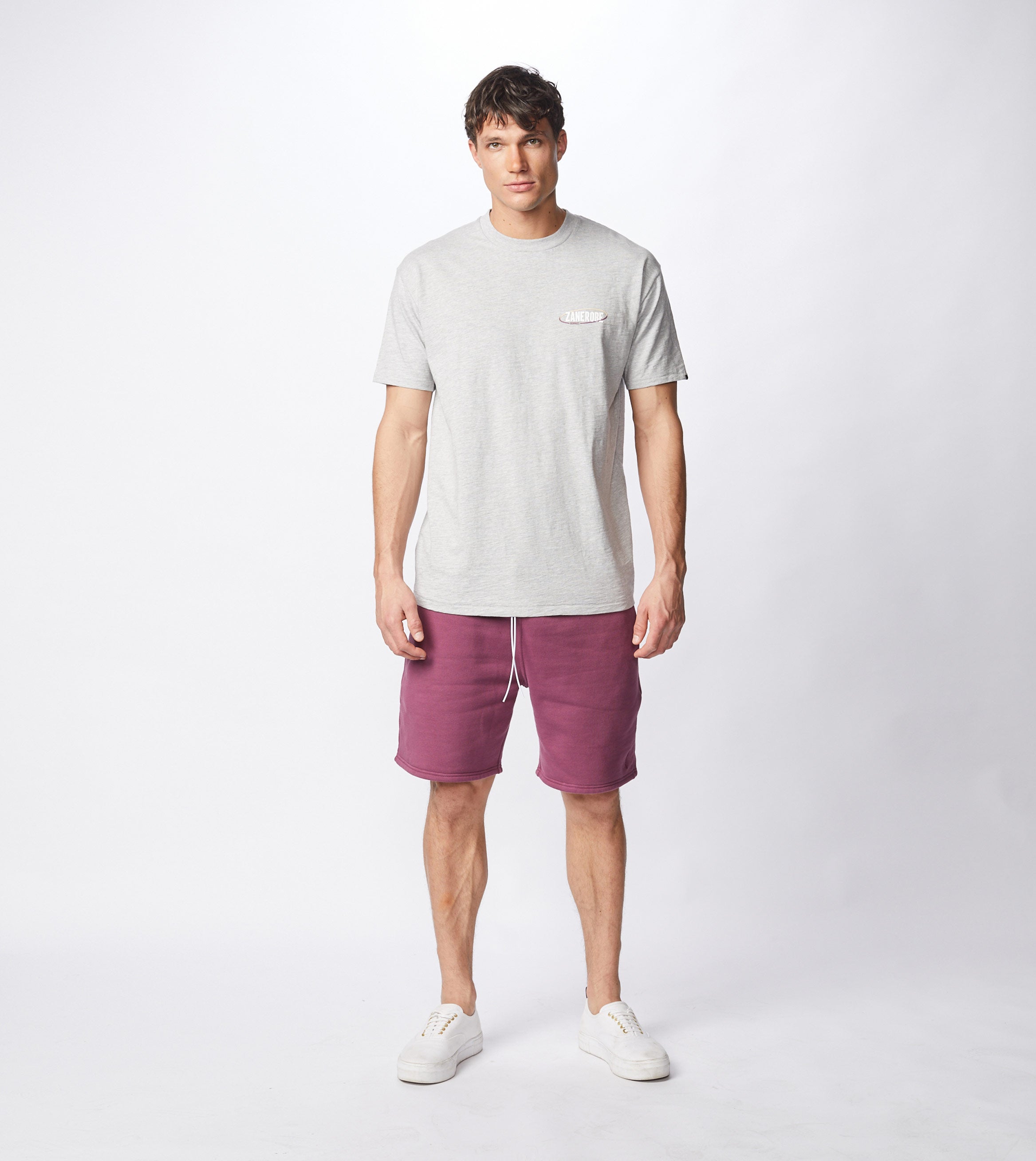 Services Box Tee Silver Marle