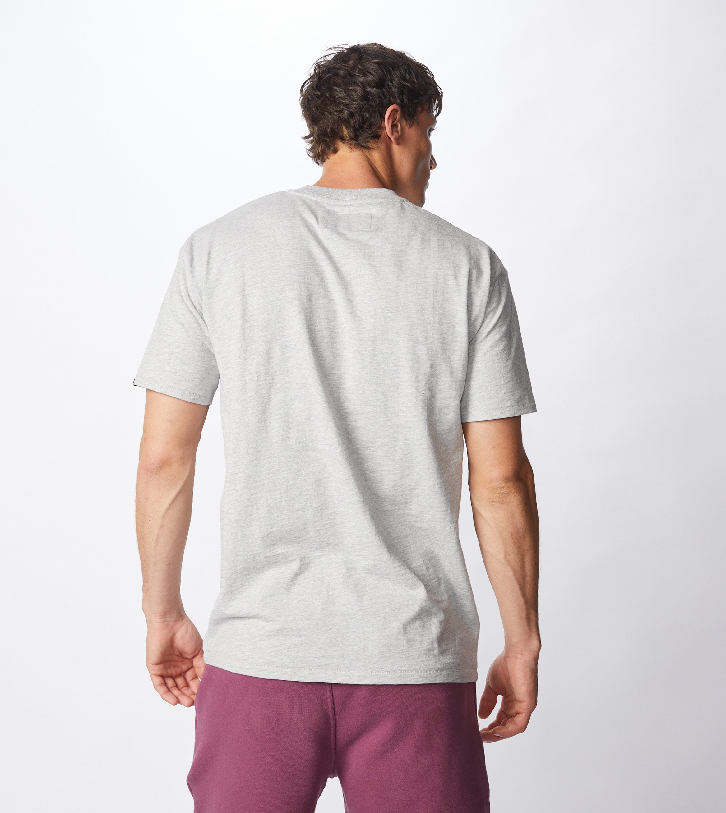 Services Box Tee Silver Marle