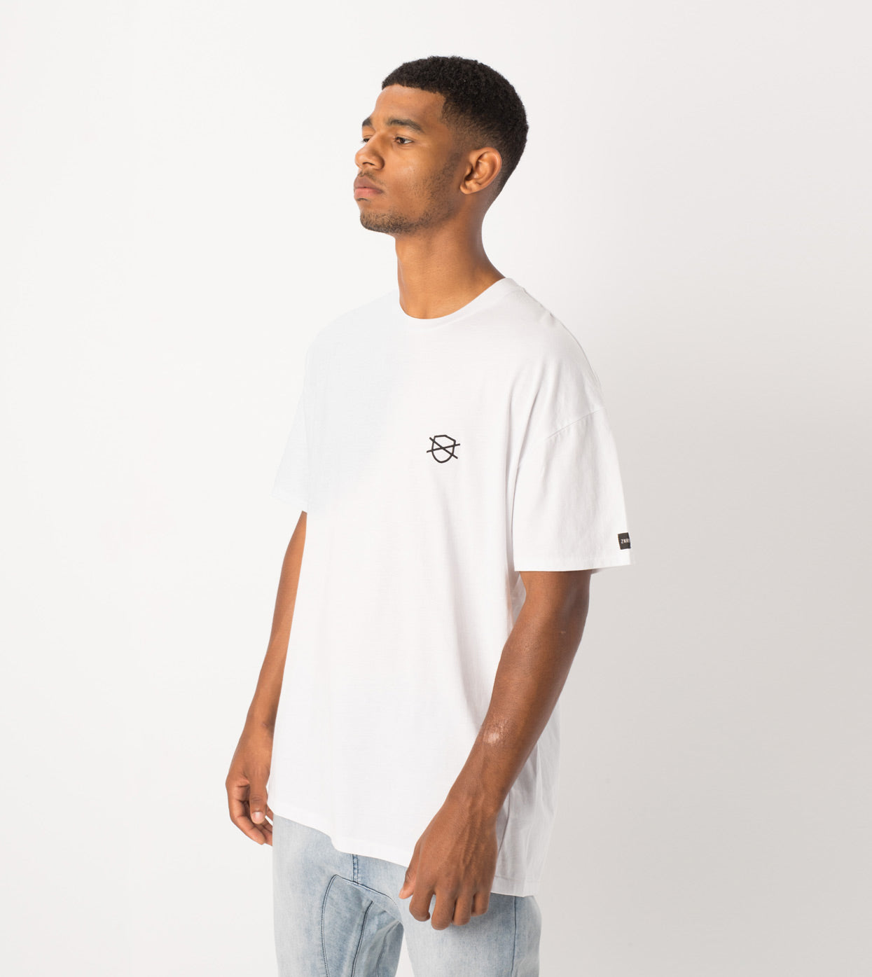 Shield Rugger Tee White