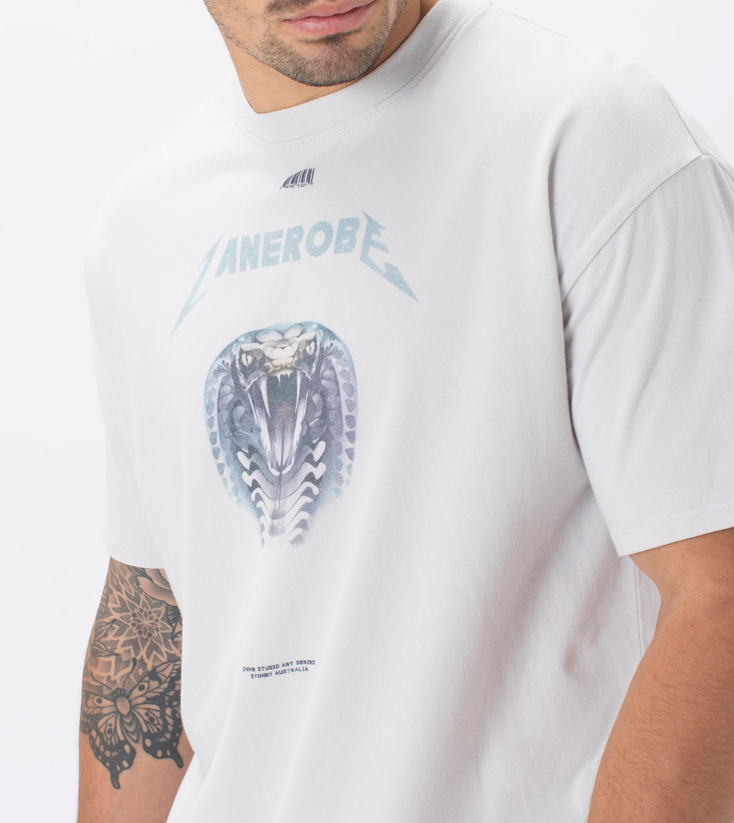 Snake Box Tee White