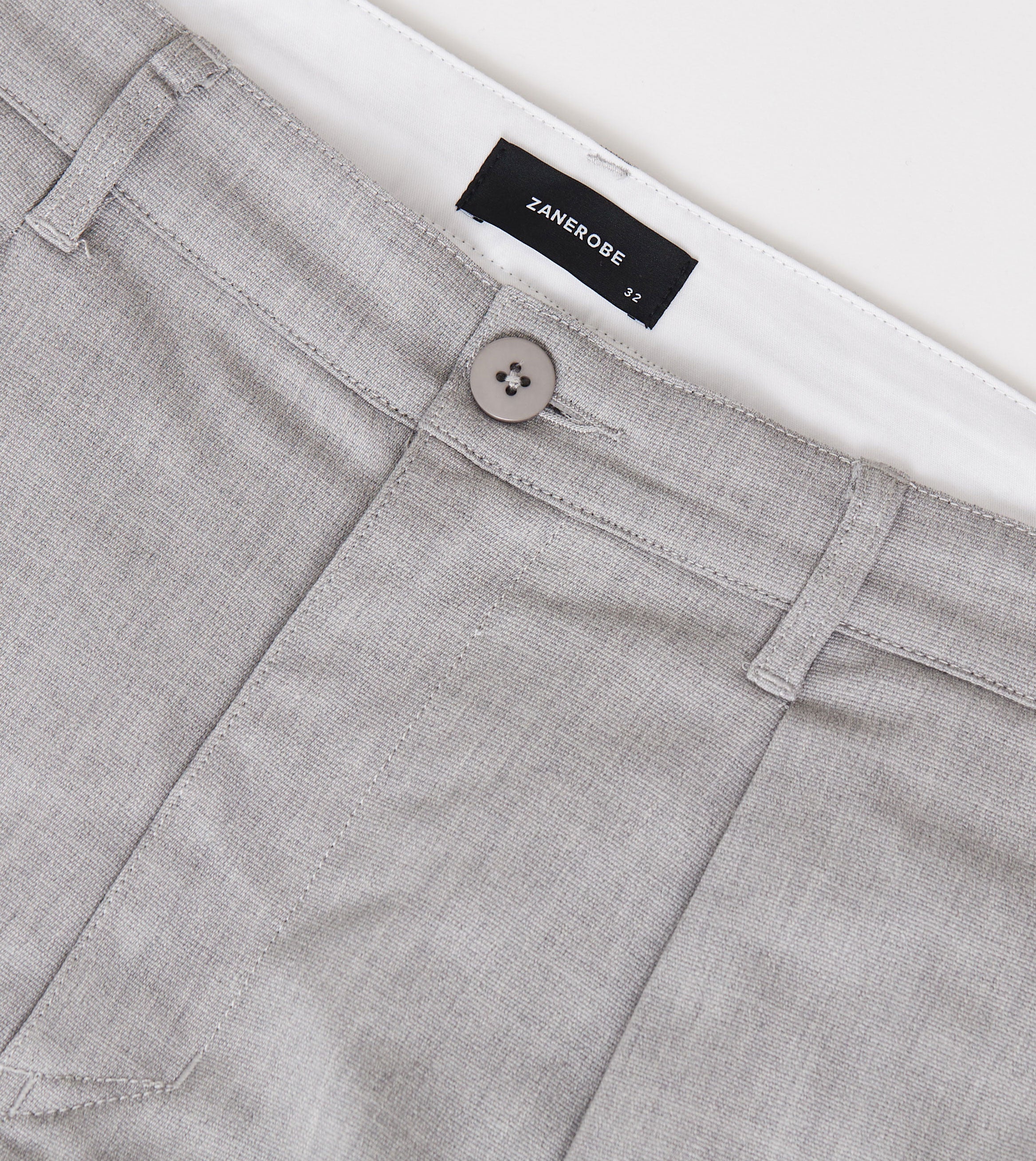 Split Pant Lt Grey Marle