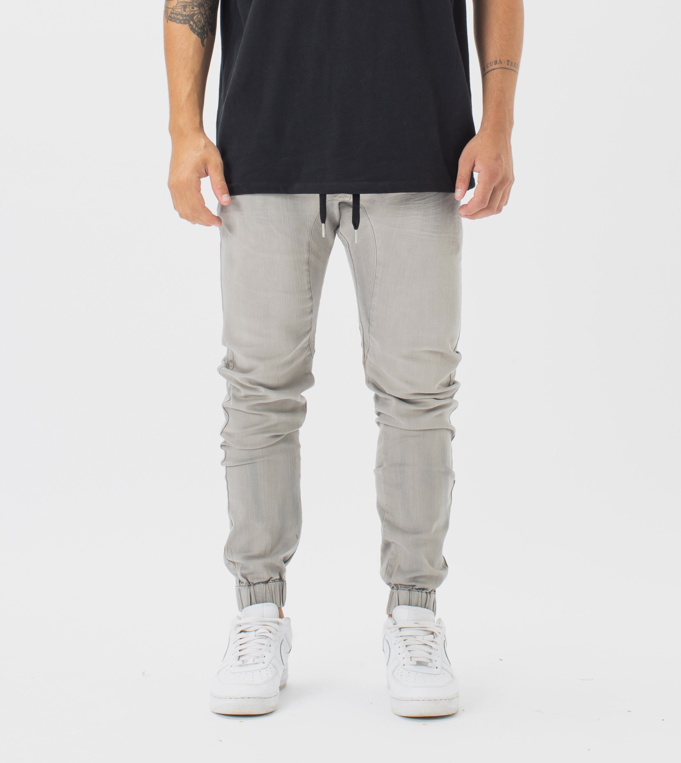 Sureshot Denim Jogger Whitewash Grey