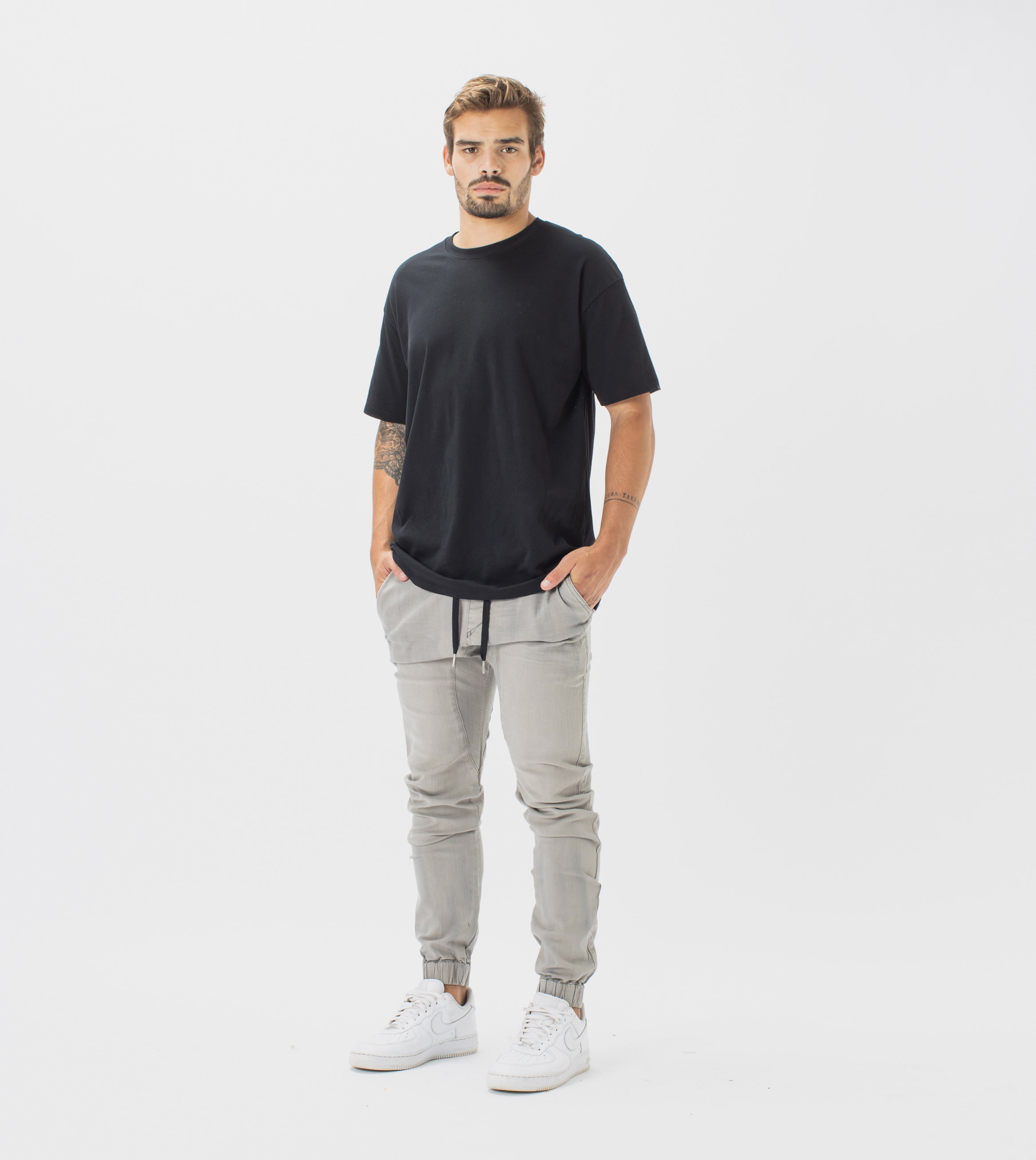 Sureshot Denim Jogger Whitewash Grey