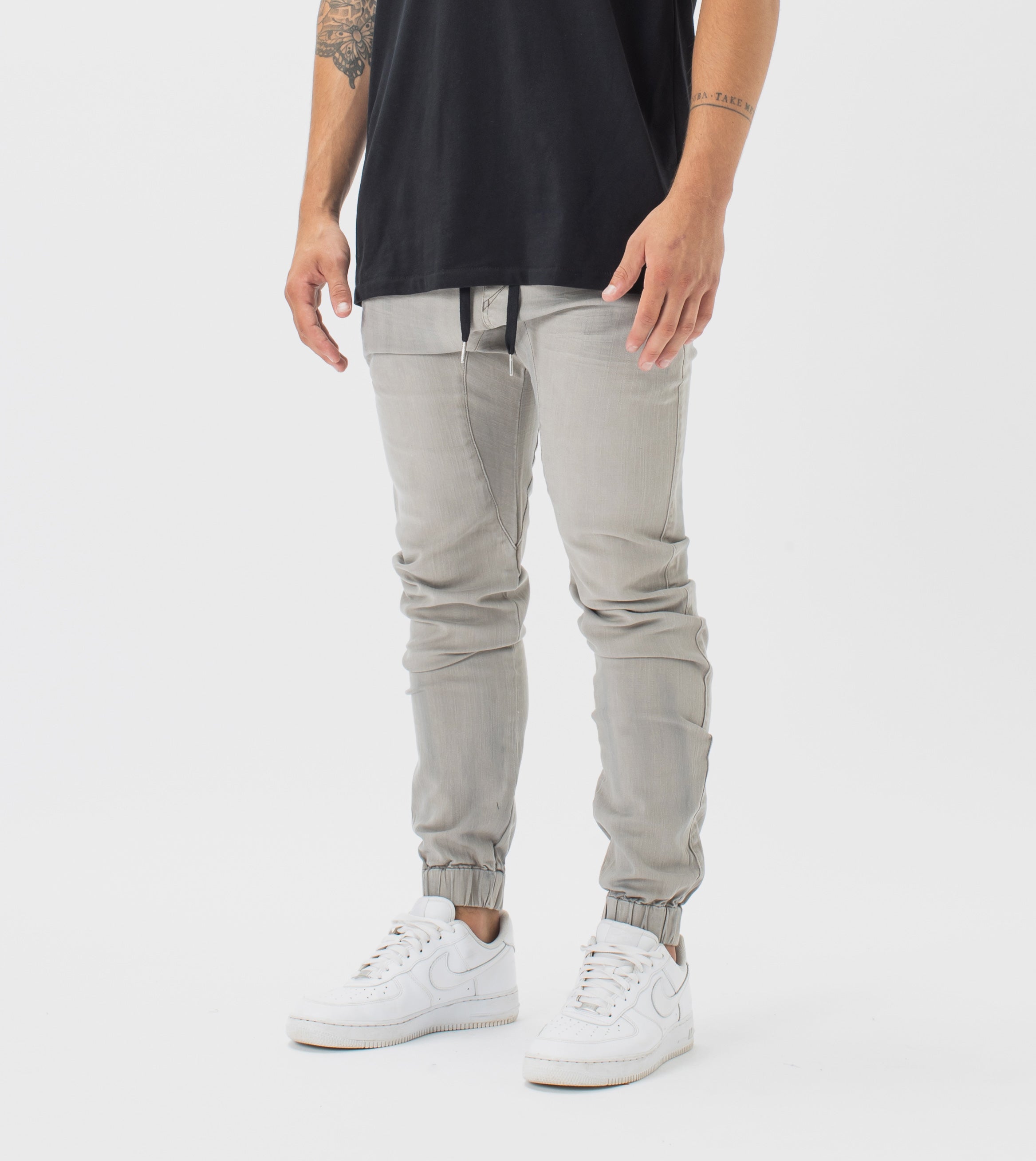 Sureshot Denim Jogger Whitewash Grey