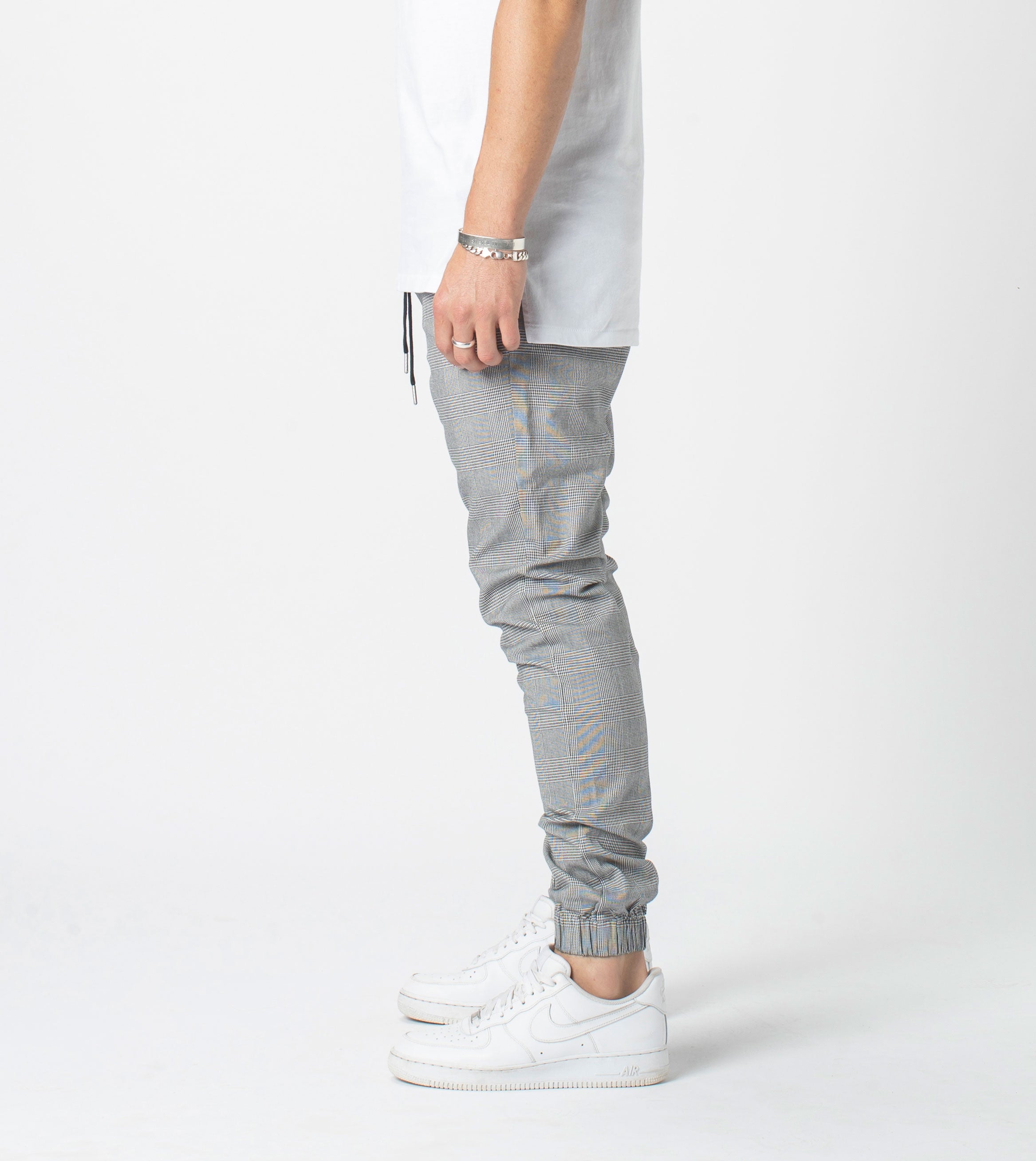 Plaid Sureshot Jogger Grey