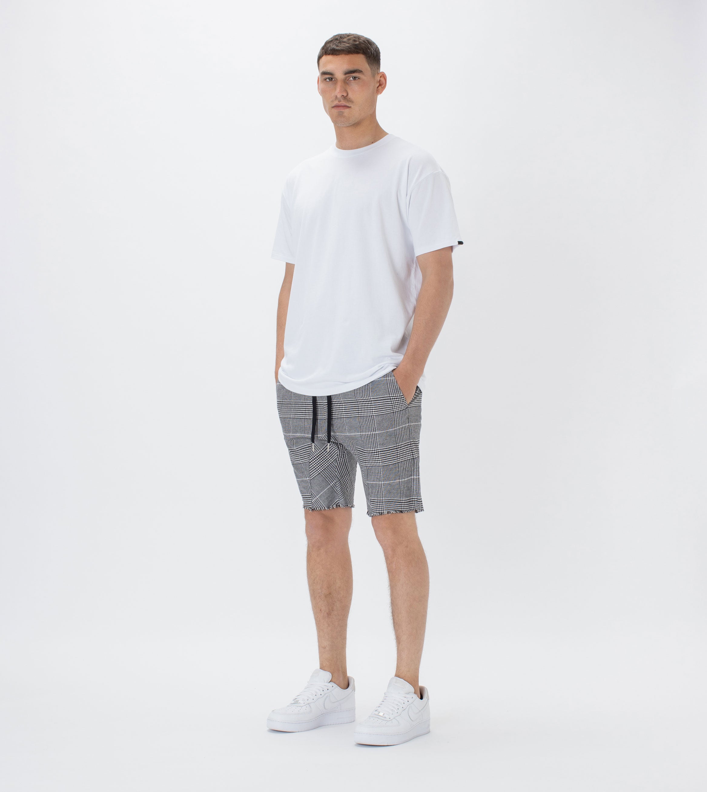 Sureshot Short Grey Check