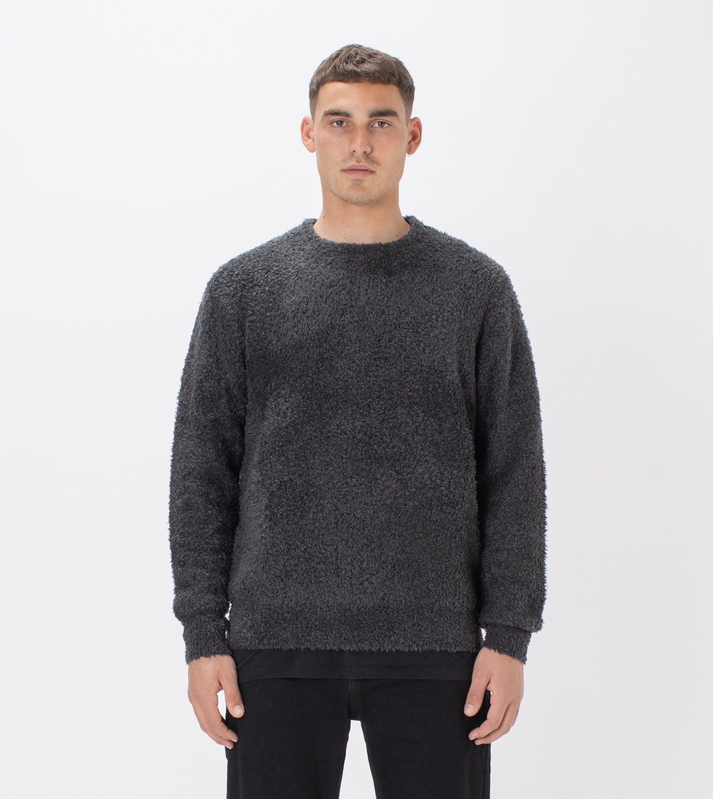Teddy Crew Knit Black