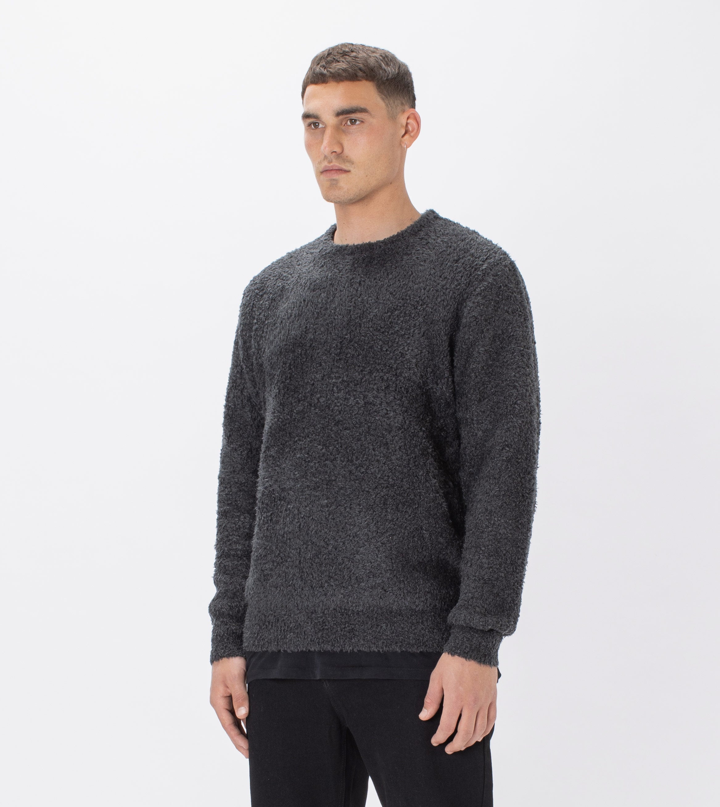 Teddy Crew Knit Black