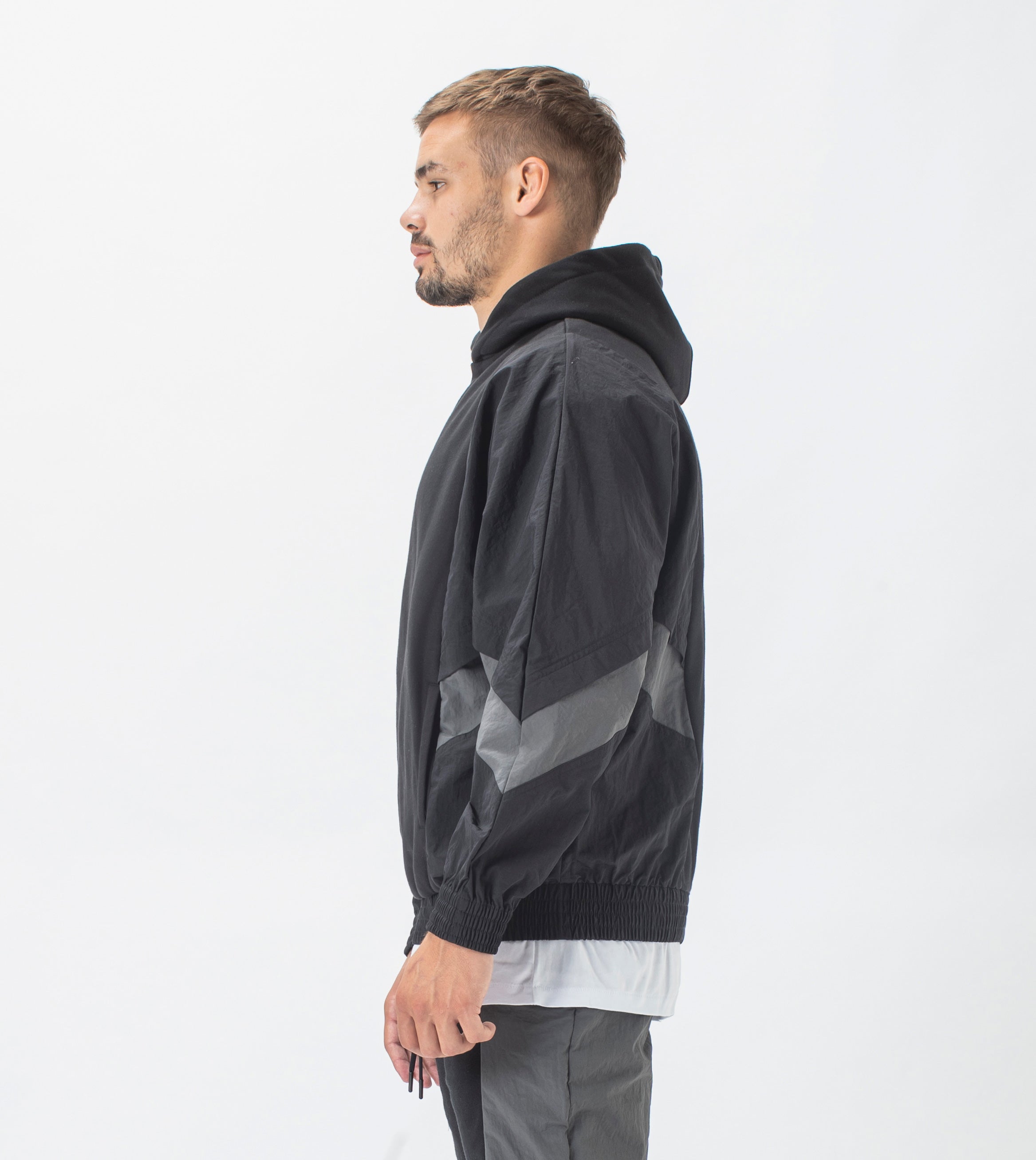 Track Lowgo Hood Sweat Black