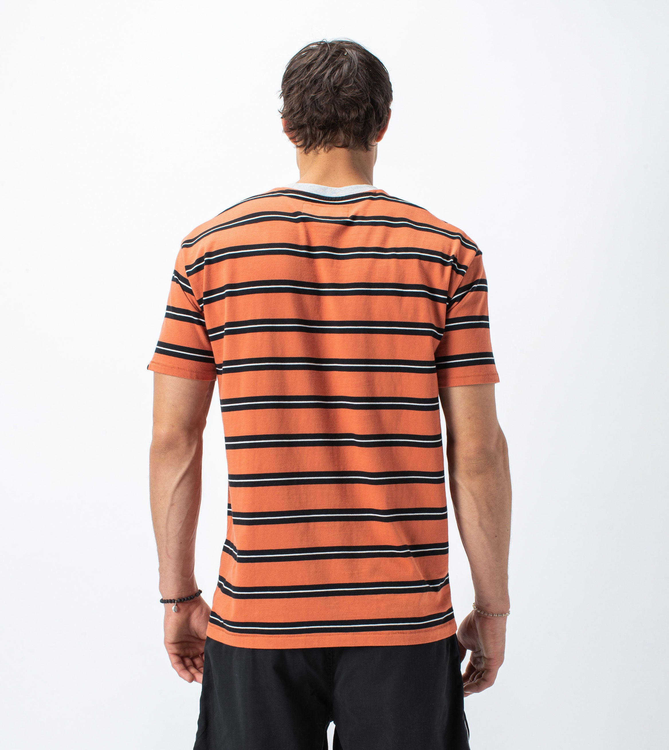 Triplet Box Tee Clay/Black