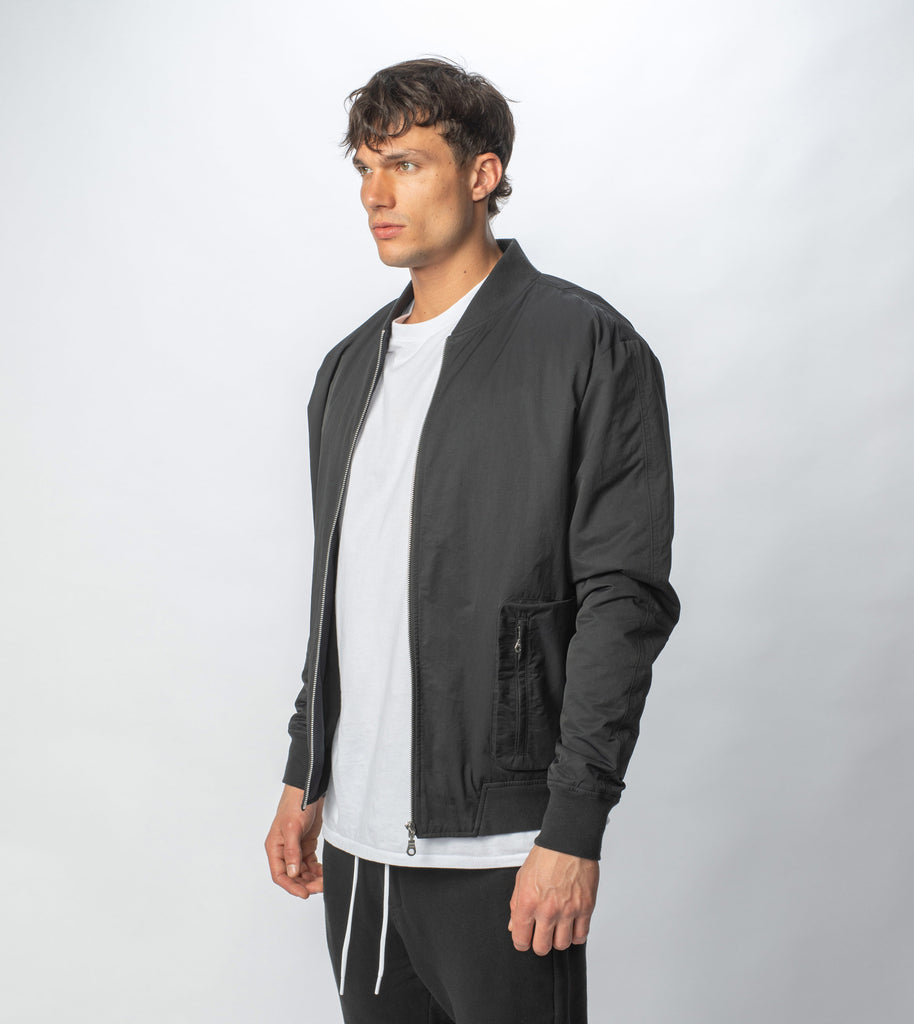 Utility Bomber Jacket Black ZANEROBE