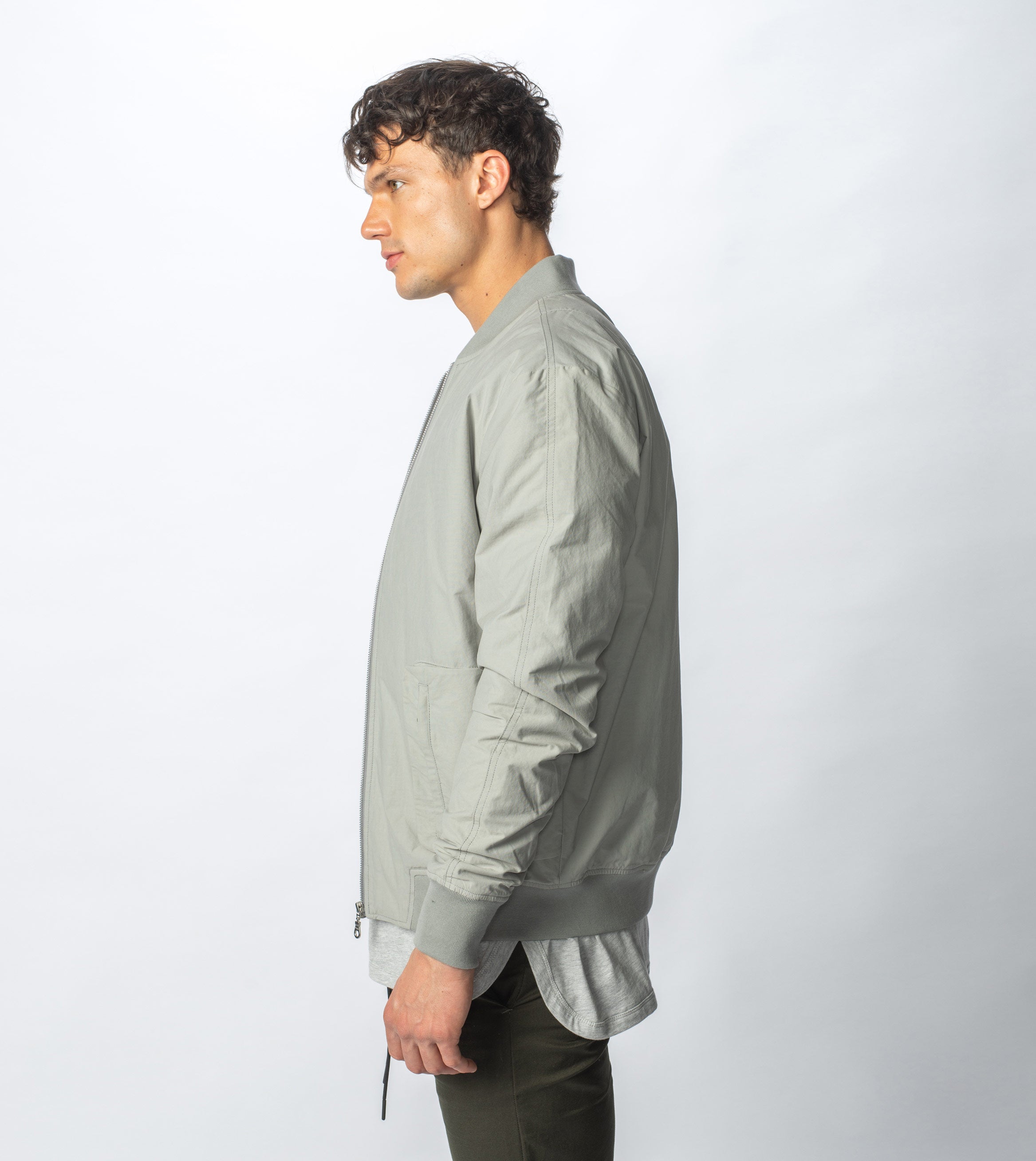 Utility Bomber Jacket Cement