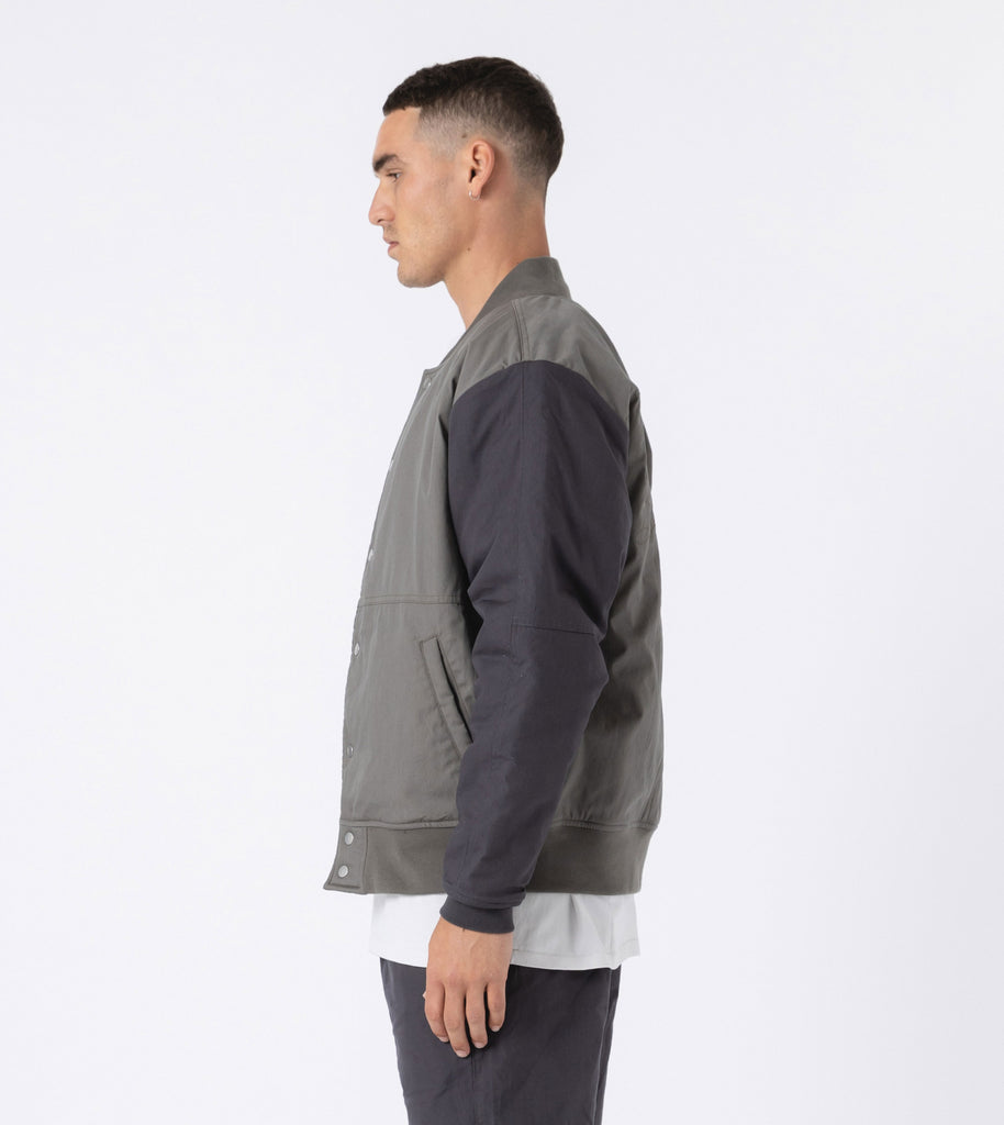 WST Bomber Jacket Dk Moss/Dk Grey ZANEROBE