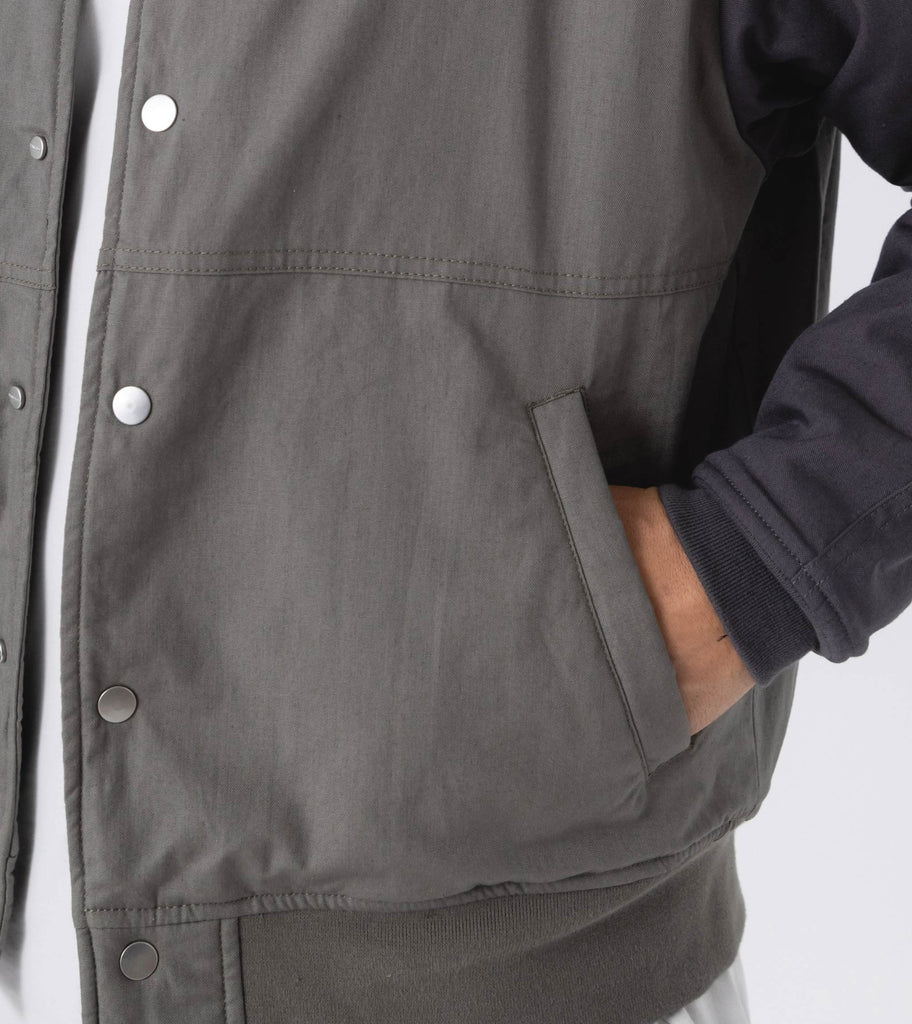 WST Bomber Jacket Dk Moss/Dk Grey ZANEROBE