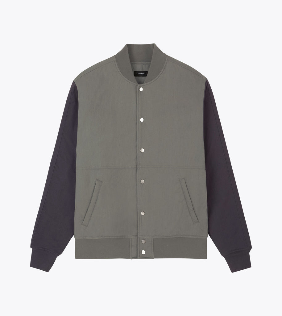 WST Bomber Jacket Dk Moss/Dk Grey ZANEROBE