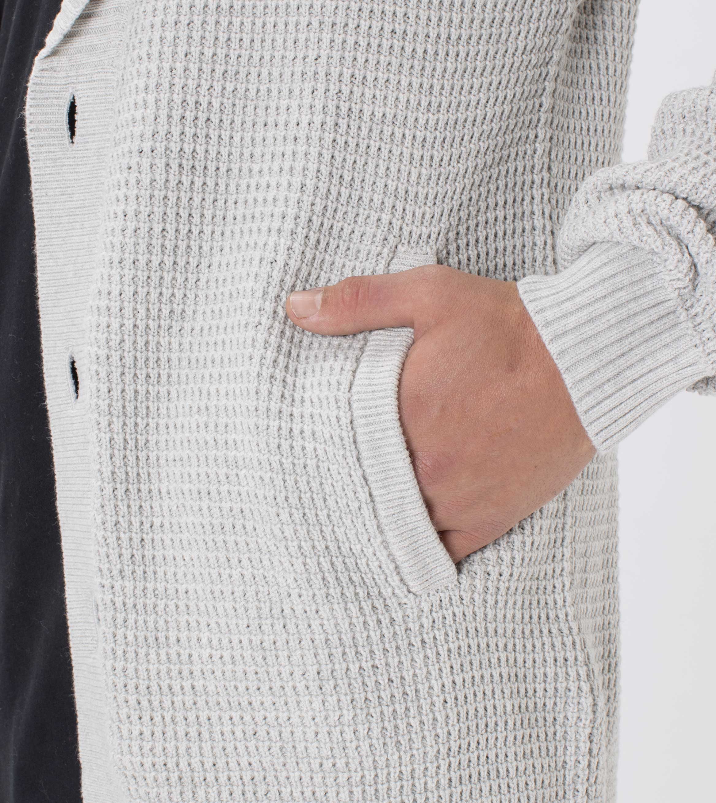 Waffle Harlem Cardigan Blizzard Marle