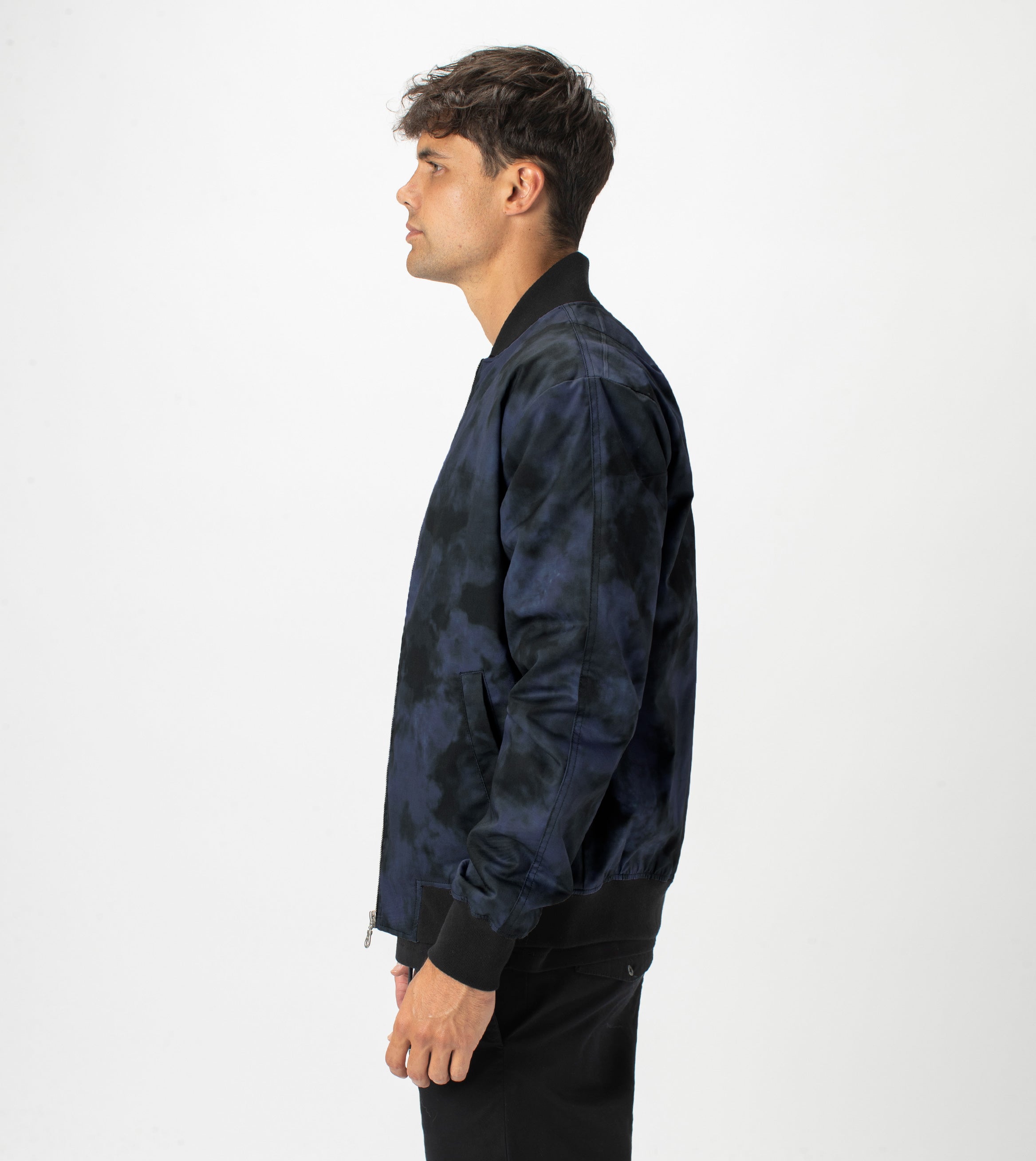 Zane Bomber Jacket Black/Ink