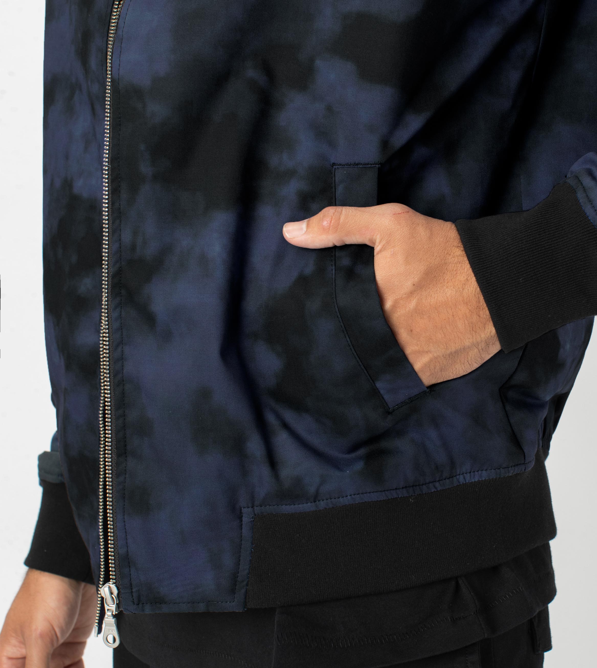 Zane Bomber Jacket Black/Ink